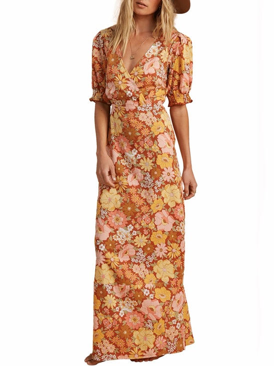 BILLABONG X SALTY BLONDE Dresses & Skirts - BILLABONG X SALTY BLONDE "HELLO THERE" MAXI DRESS
